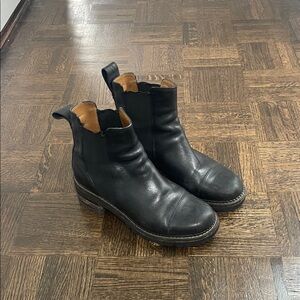 See by Chloe Black Leather Chelsea Boots